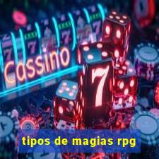 tipos de magias rpg